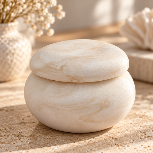 Shore Pebble Pot - Sunworn Stone