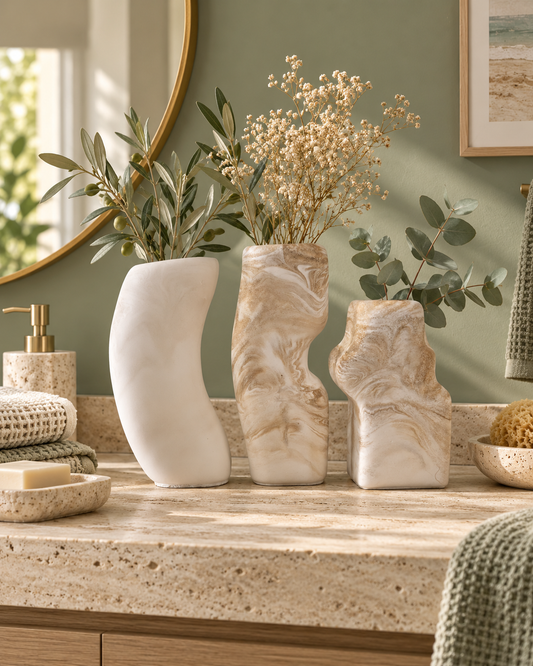 Sculpted Shore Trio - Sunworn Stone