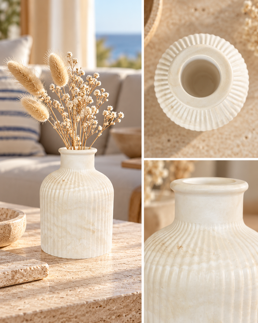 Tidekeeper Vase - Sunworn Stone