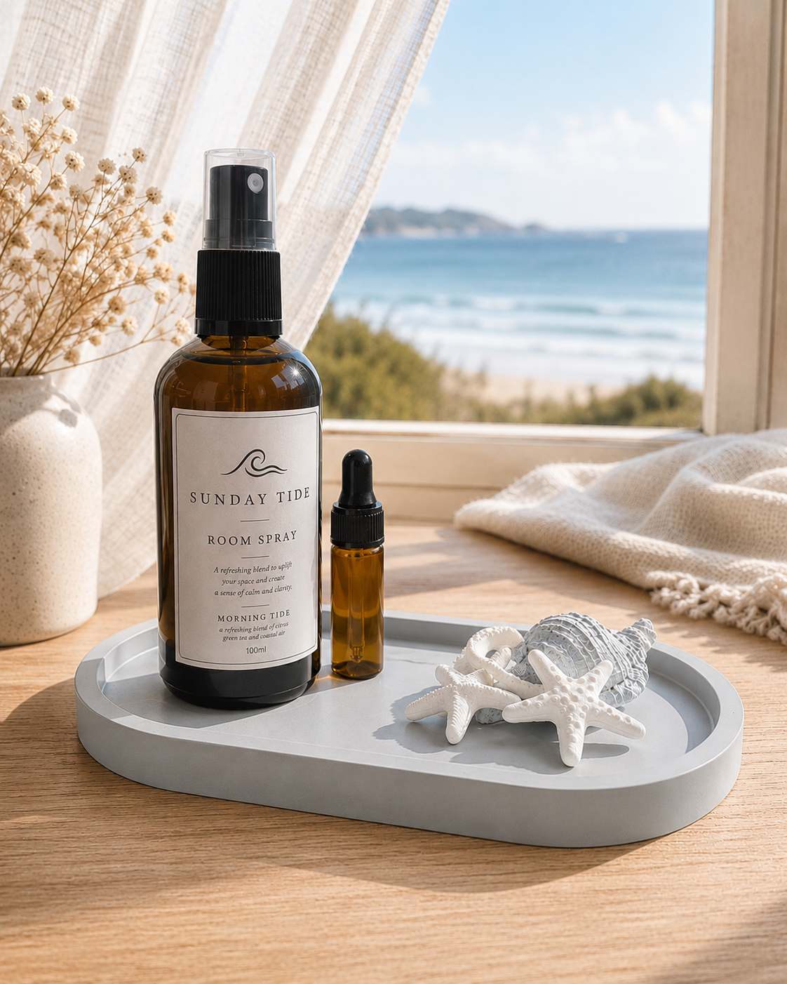 Coastal Home Ritual Set — Sea Mist