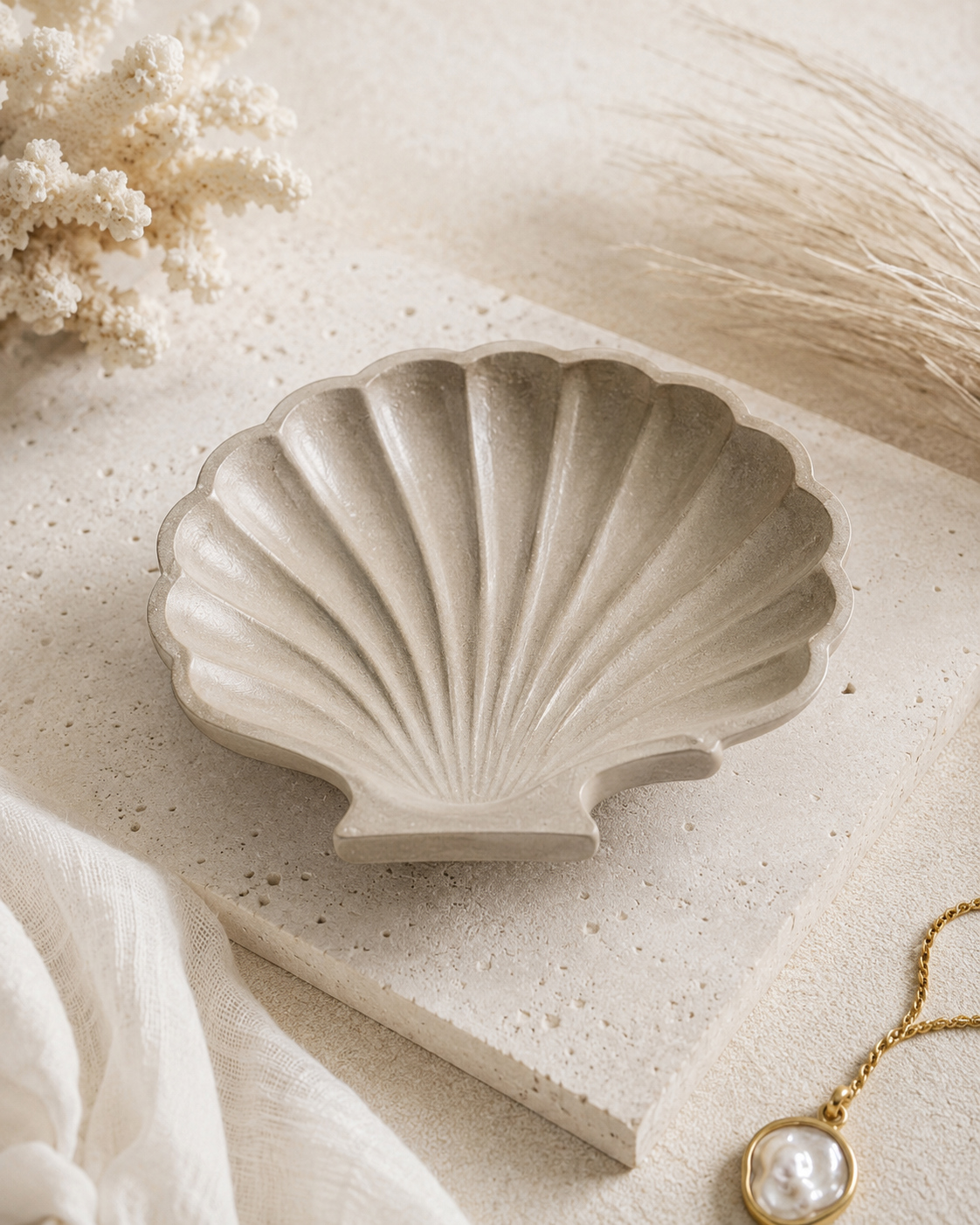 Coastal Shell Tray – Driftwood | Handmade Home Decor Australia