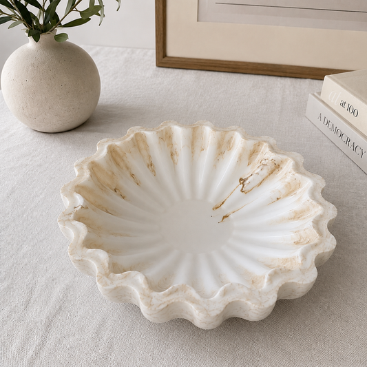 Seafoam Bowl - Coastal Stone