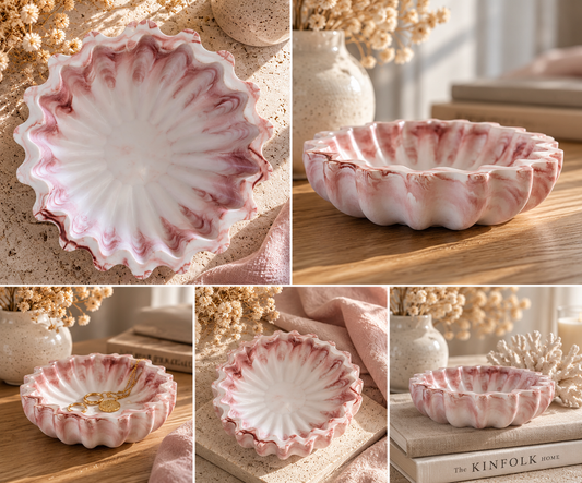 Seafoam Bowl - Shell Blush