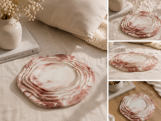 Shoreline Plate - Shell Blush