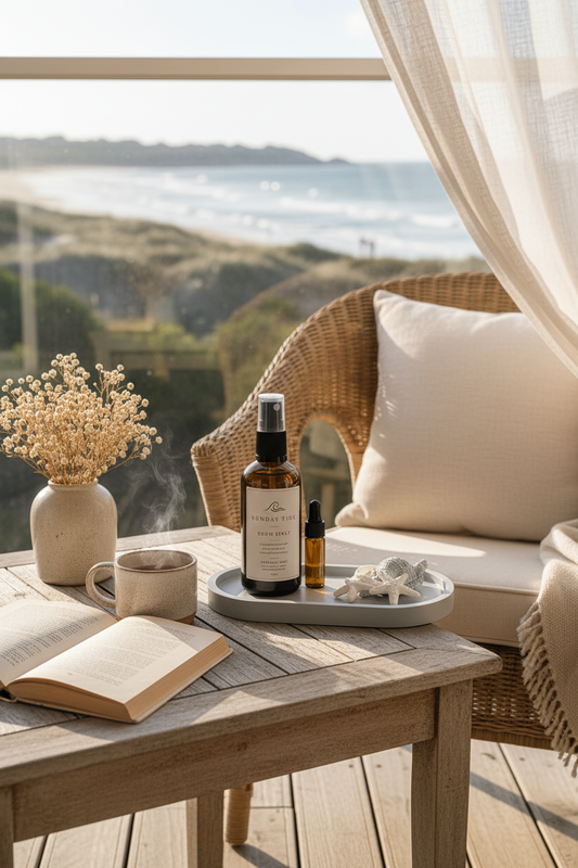 Coastal Home Ritual Set — Outdoor Deck Styling