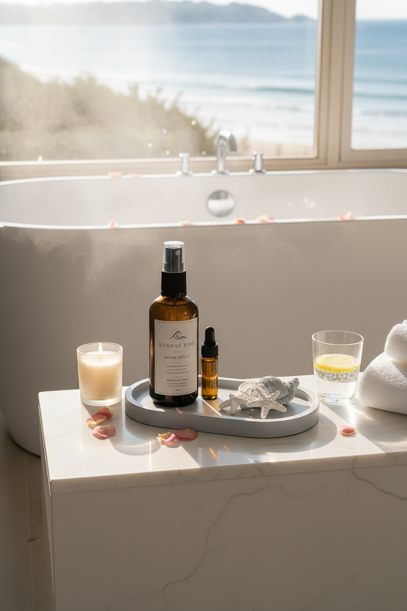 Coastal Home Ritual Set — Spa Bath Styling