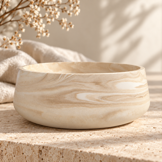 Sundrift Bowl - Sunworn Stone