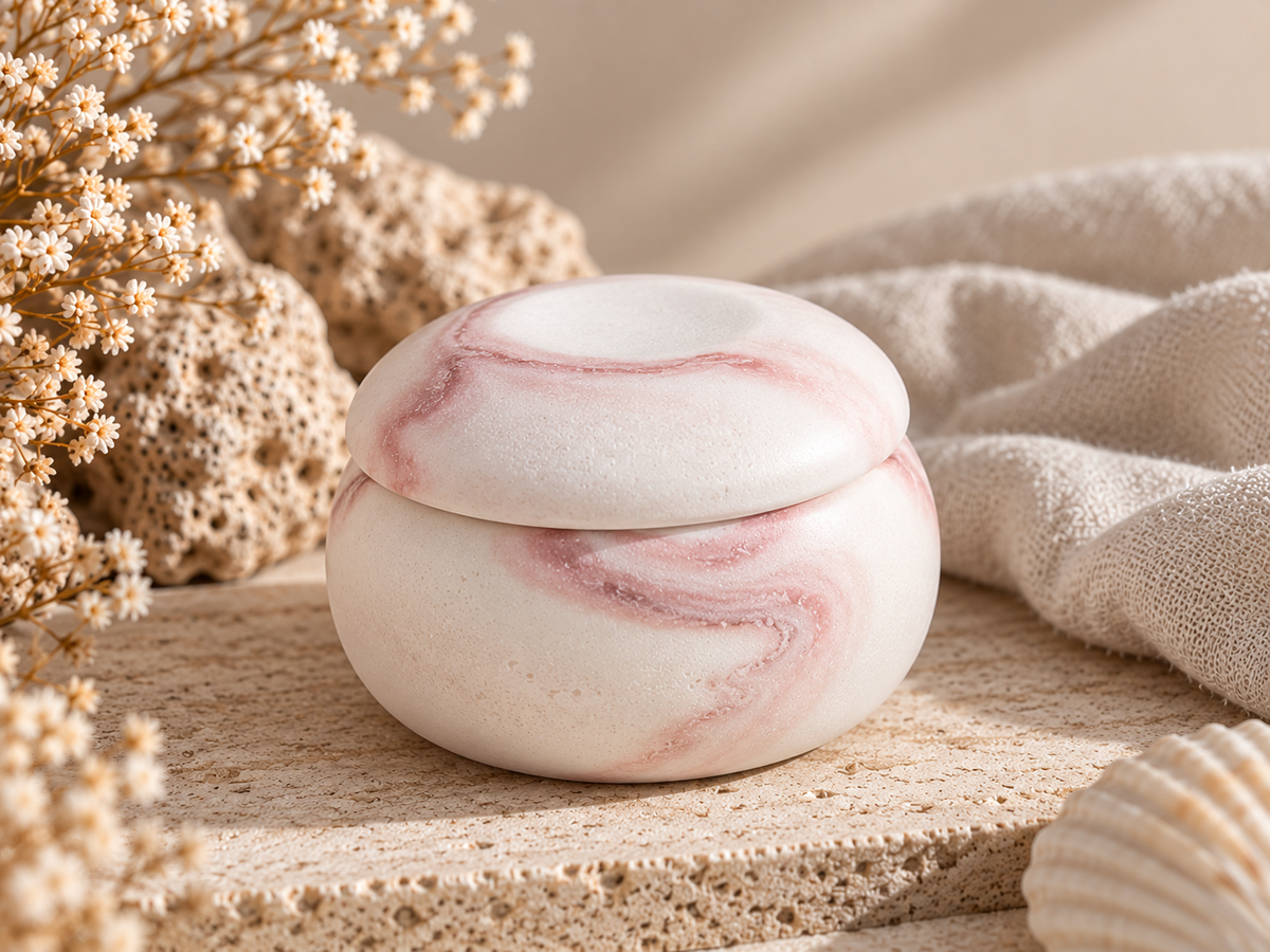 Shore Pebble Pot - Shell Blush