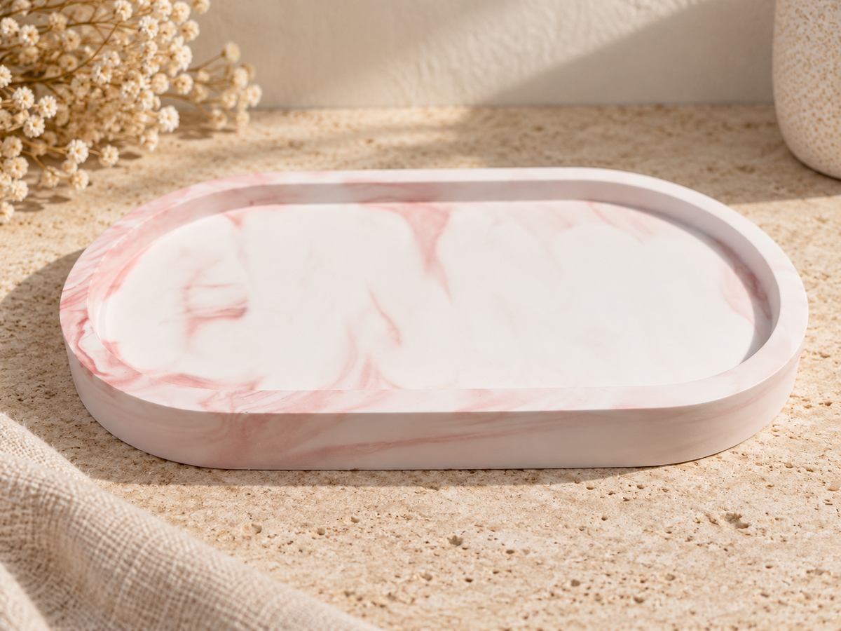 Harbour Tray - Shell  Blush