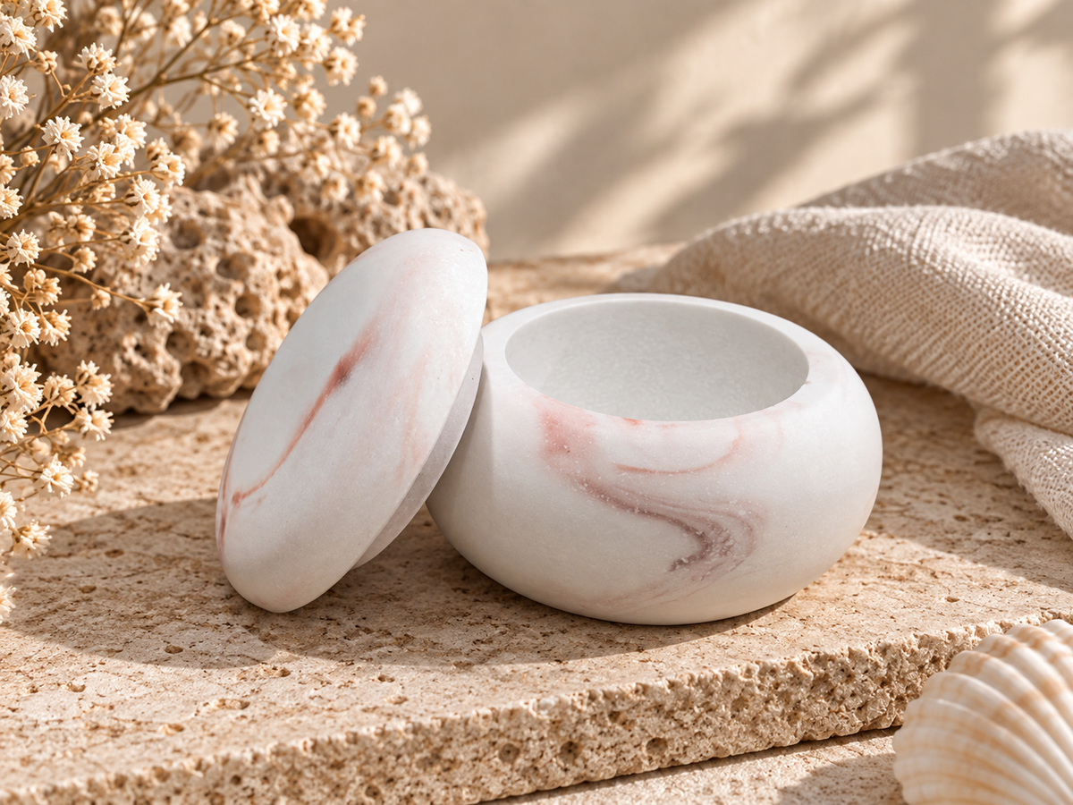 Shore Pebble Pot - Shell Blush