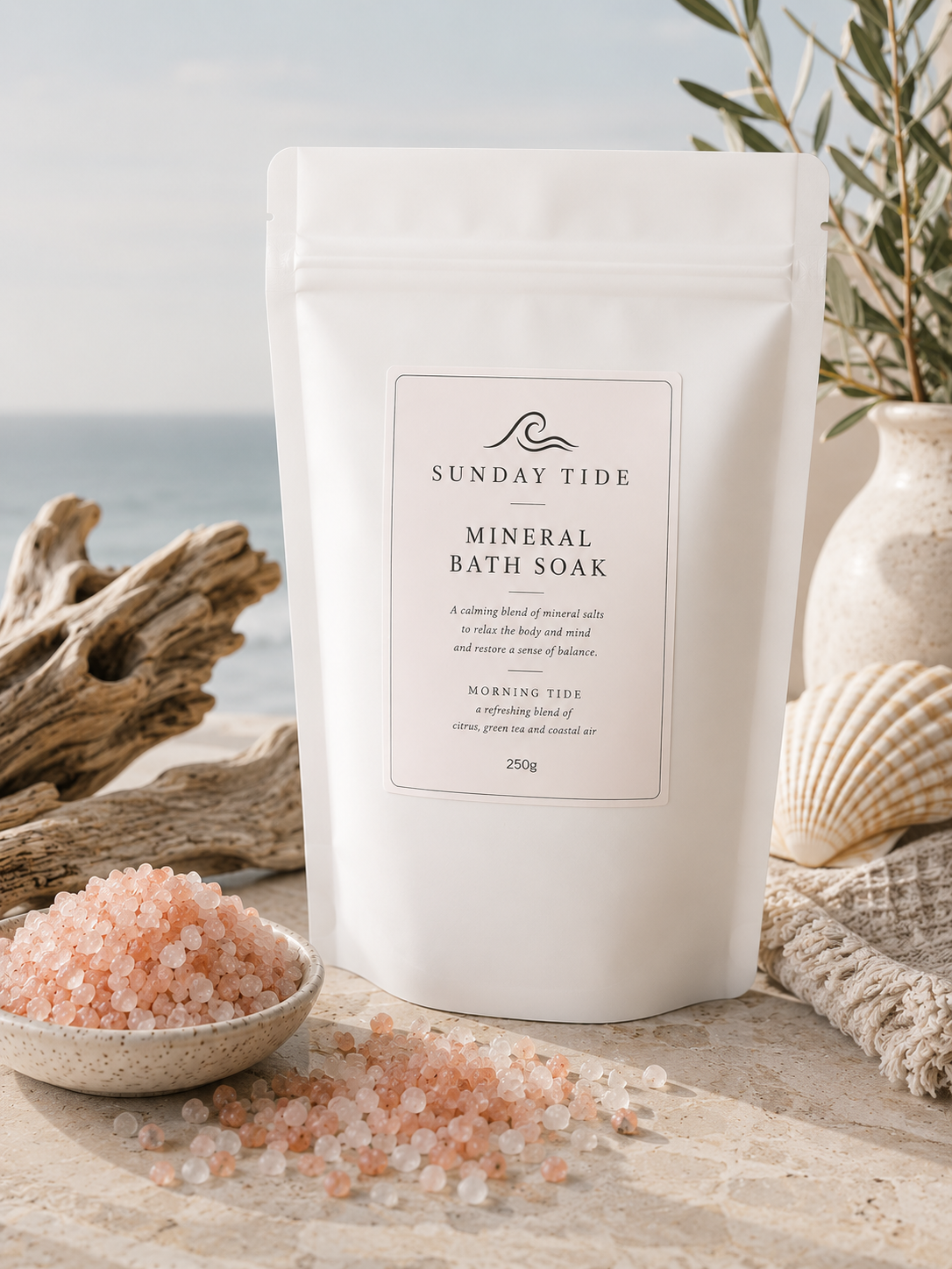 Mineral Bath Soak - Morning Tide 250g