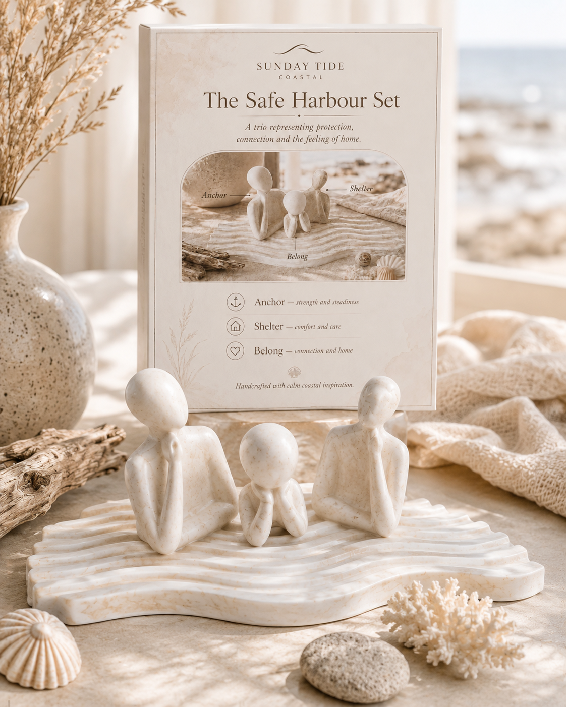 The Safe Harbour Trio - Coastal Stone