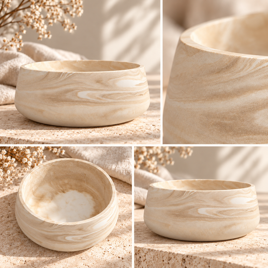 Sundrift Bowl - Sunworn Stone