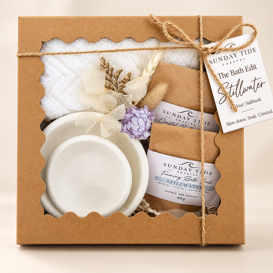 The Bath Edit with Quiet Shore Duo - Saltbush