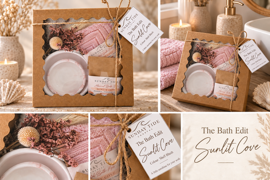 The Bath Edit with Quiet Shore Duo - Shell Blush