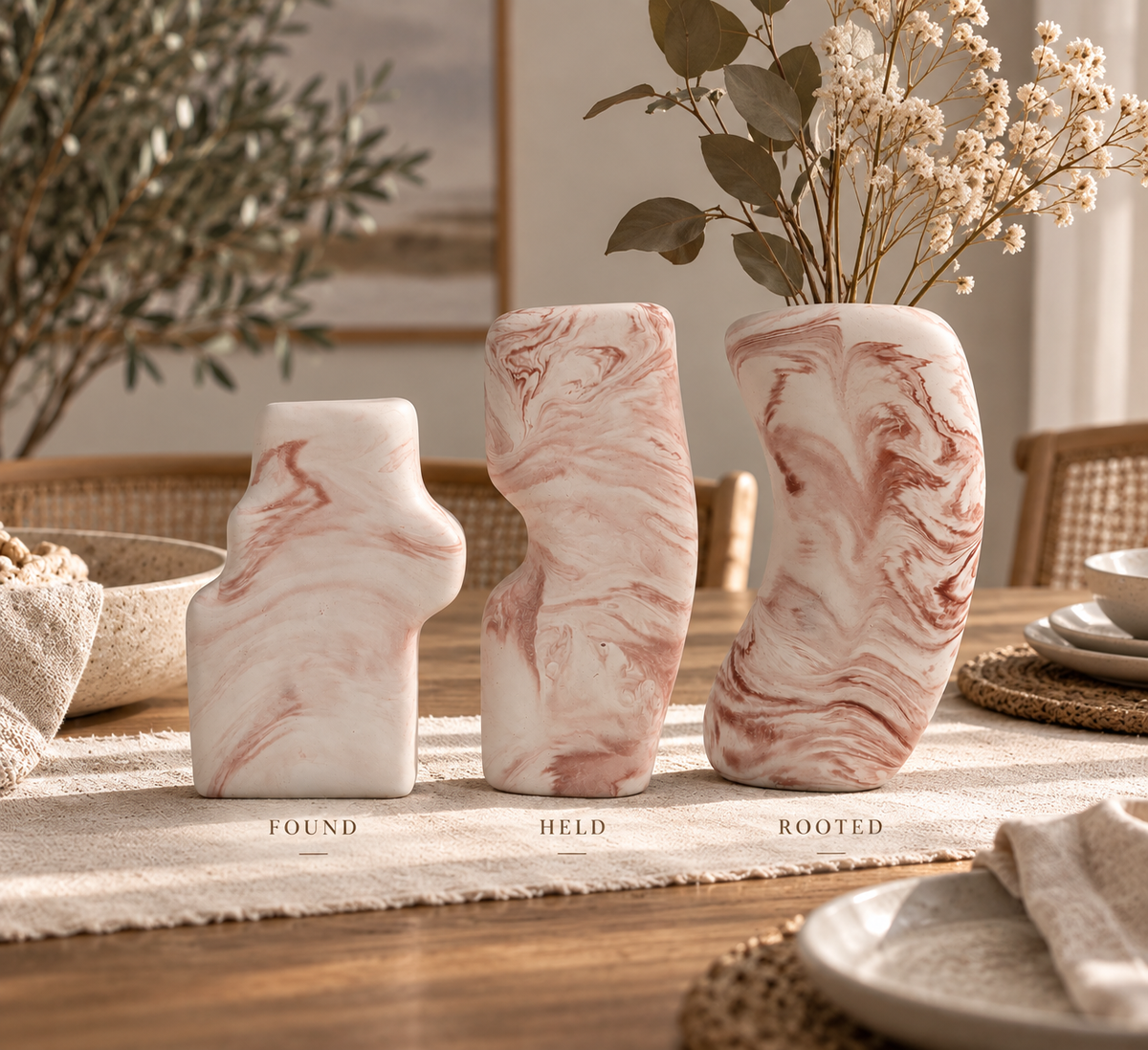 Sculpted Shore Trio - Shell Blush