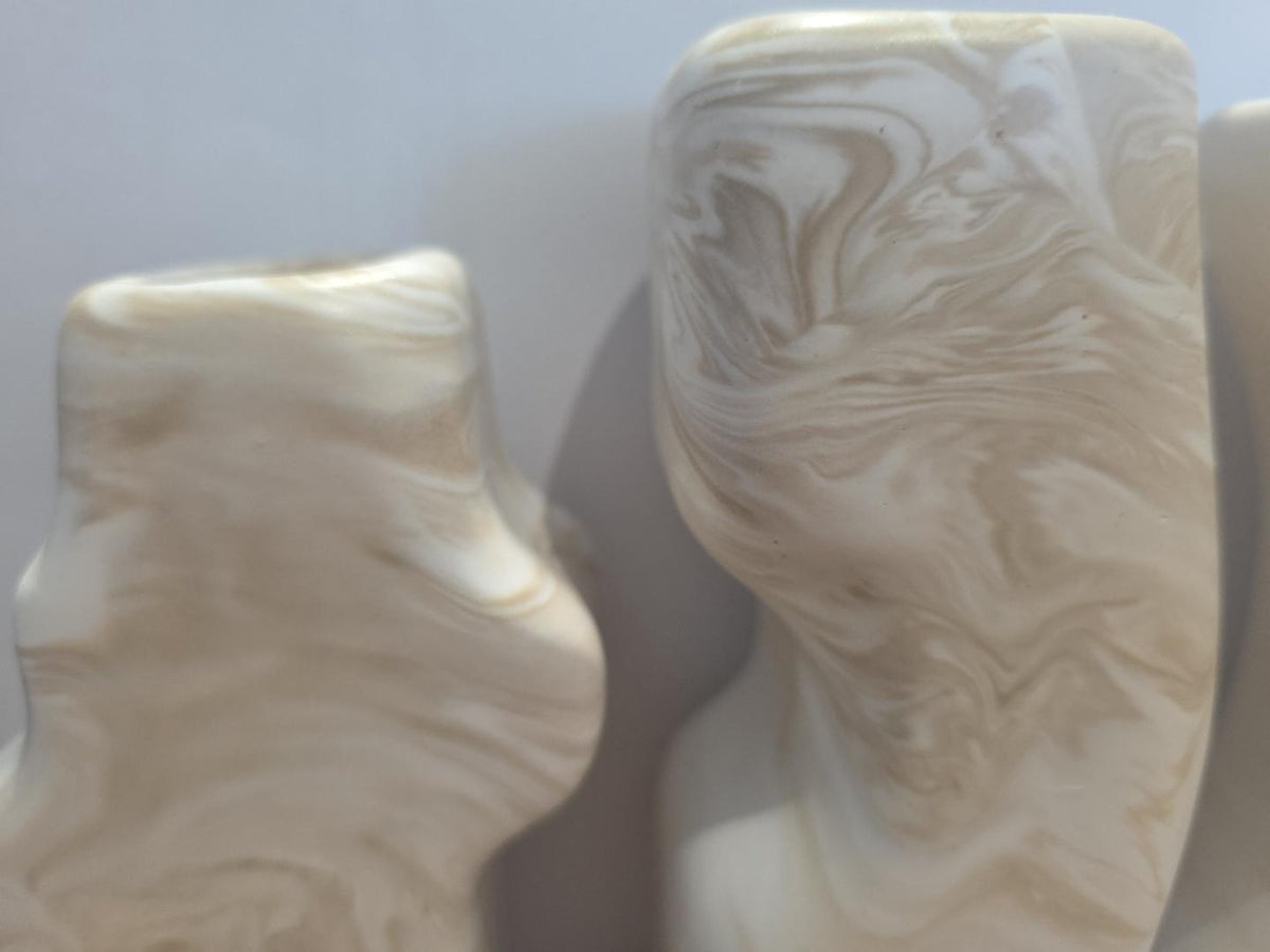 Sculpted Shore Trio - Sunworn Stone