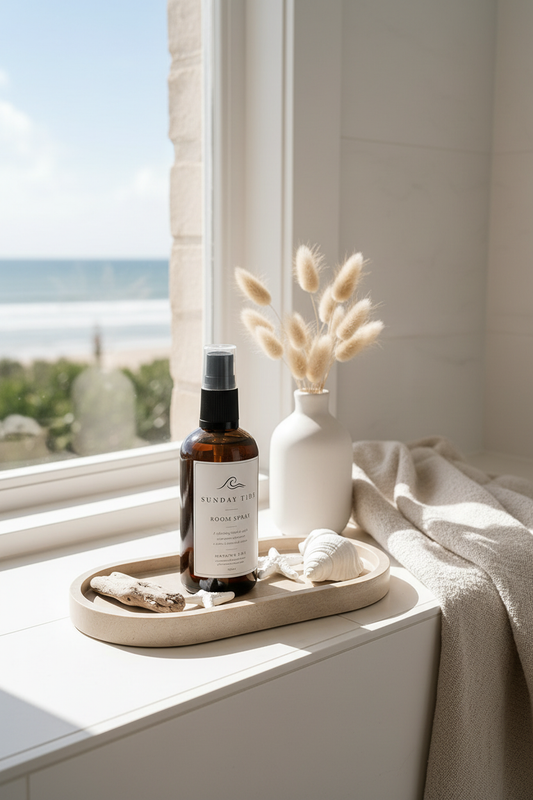 Sunday Tide Room Spray – Bathroom Shelf Lifestyle